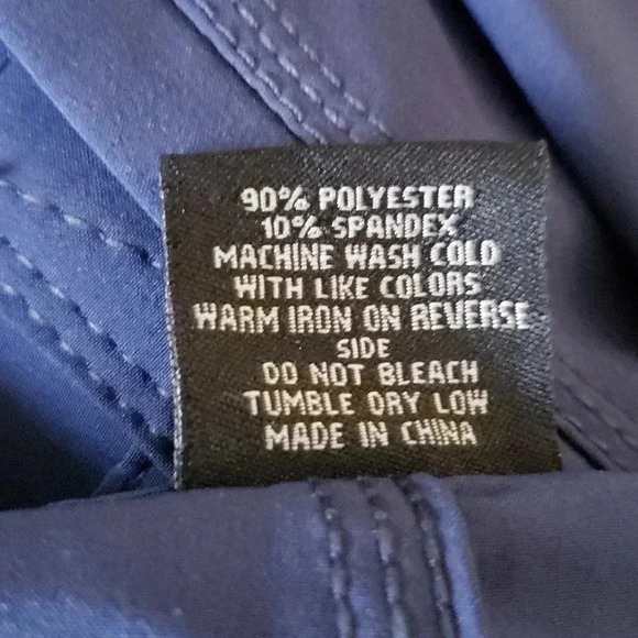 Maui Rippers Large Navy Blue Midrise 4-Way Stretch Boardshorts Swim - Picture 7 of 10